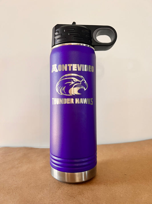 Montevideo - Thunder Hawks - Water Bottle