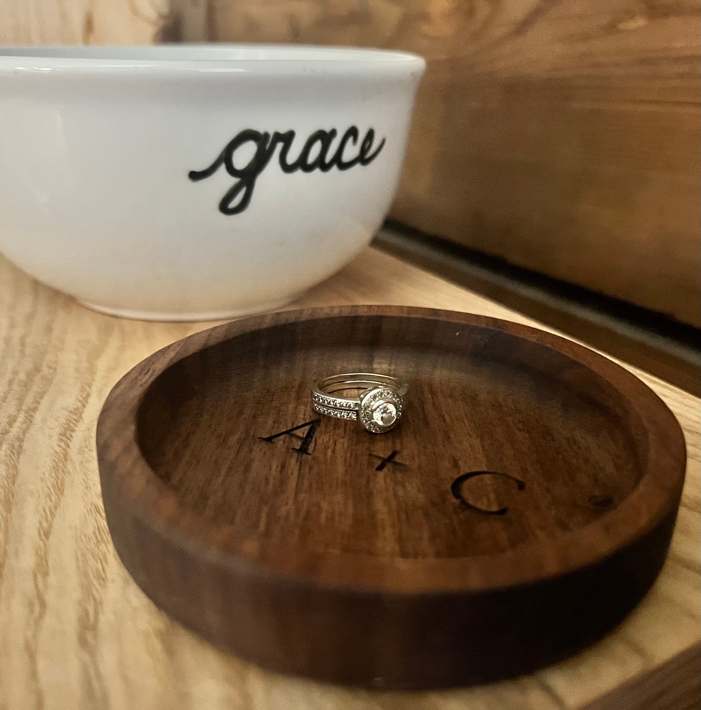 Walnut Ring Dish